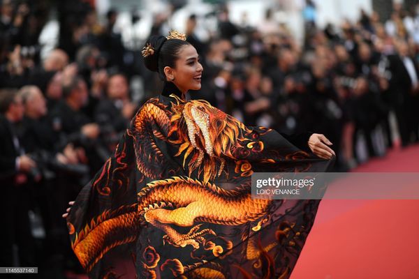Thảm đỏ Cannes ngày 9: Sau Ngọc Trinh, đến lượt Trương Thị May khiến truyền thông quốc tế náo loạn  - Ảnh 4.