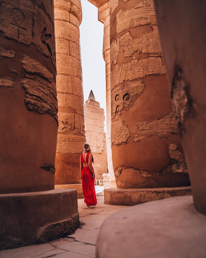 Đền Karnak: Bảo tàng ngoài trời lớn nhất thế giới, khiến giới blogger du lịch mê mẩn khi đặt chân đến Ai Cập - Ảnh 7.