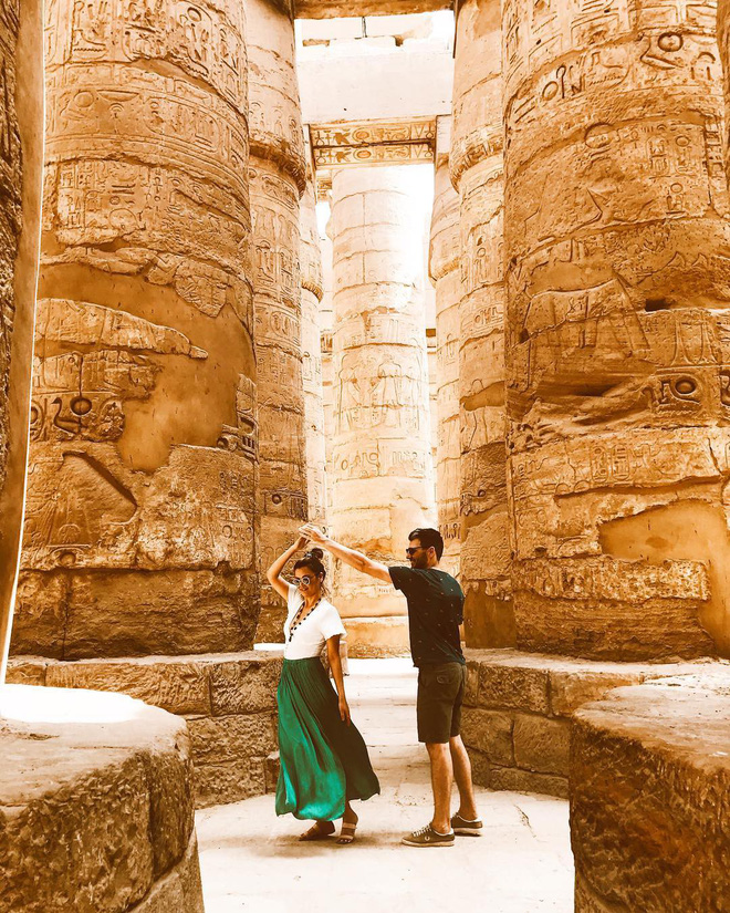 Đền Karnak: Bảo tàng ngoài trời lớn nhất thế giới, khiến giới blogger du lịch mê mẩn khi đặt chân đến Ai Cập - Ảnh 1.