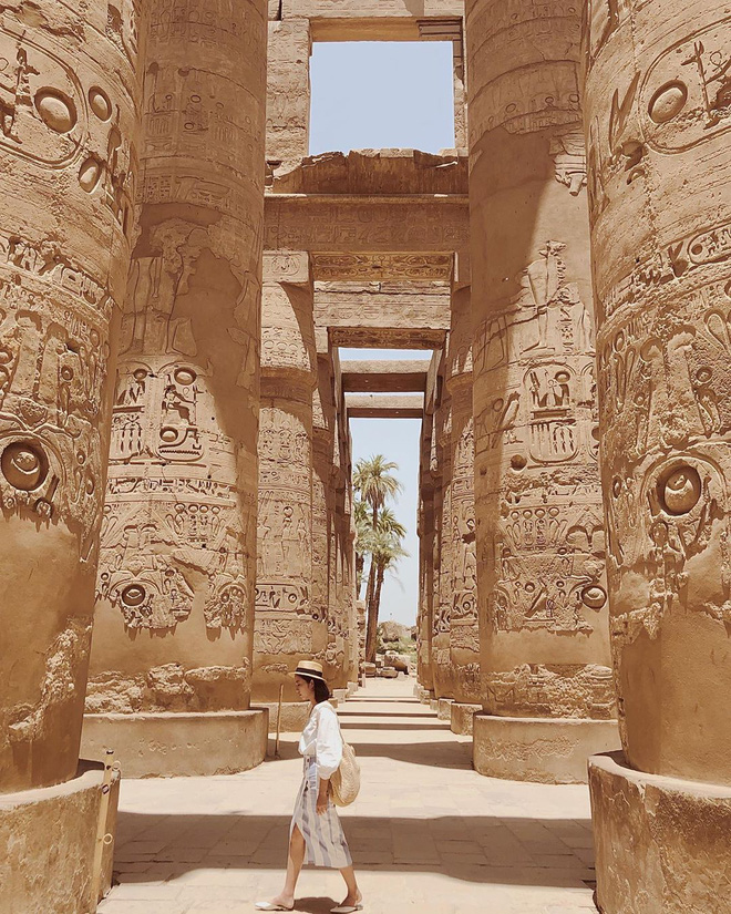 Đền Karnak: Bảo tàng ngoài trời lớn nhất thế giới, khiến giới blogger du lịch mê mẩn khi đặt chân đến Ai Cập - Ảnh 13.