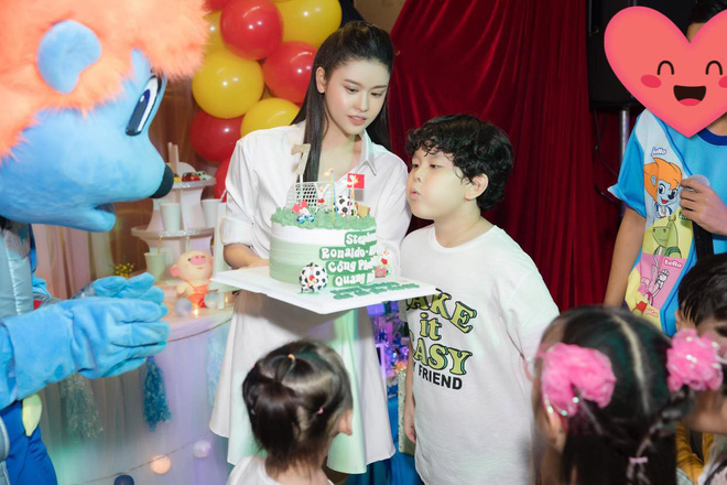Trương Quỳnh Anh tổ chức tiệc sinh nhật 7 tuổi cho con trai, hoàn toàn vắng mặt Tim - Ảnh 1.