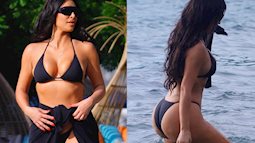 Dù ai nói ngả nói nghiêng, Kim Kardashian diện bikini khoe trọn 2 vòng siêu khủng vẫn gây bão mạnh đúng không cả nhà?