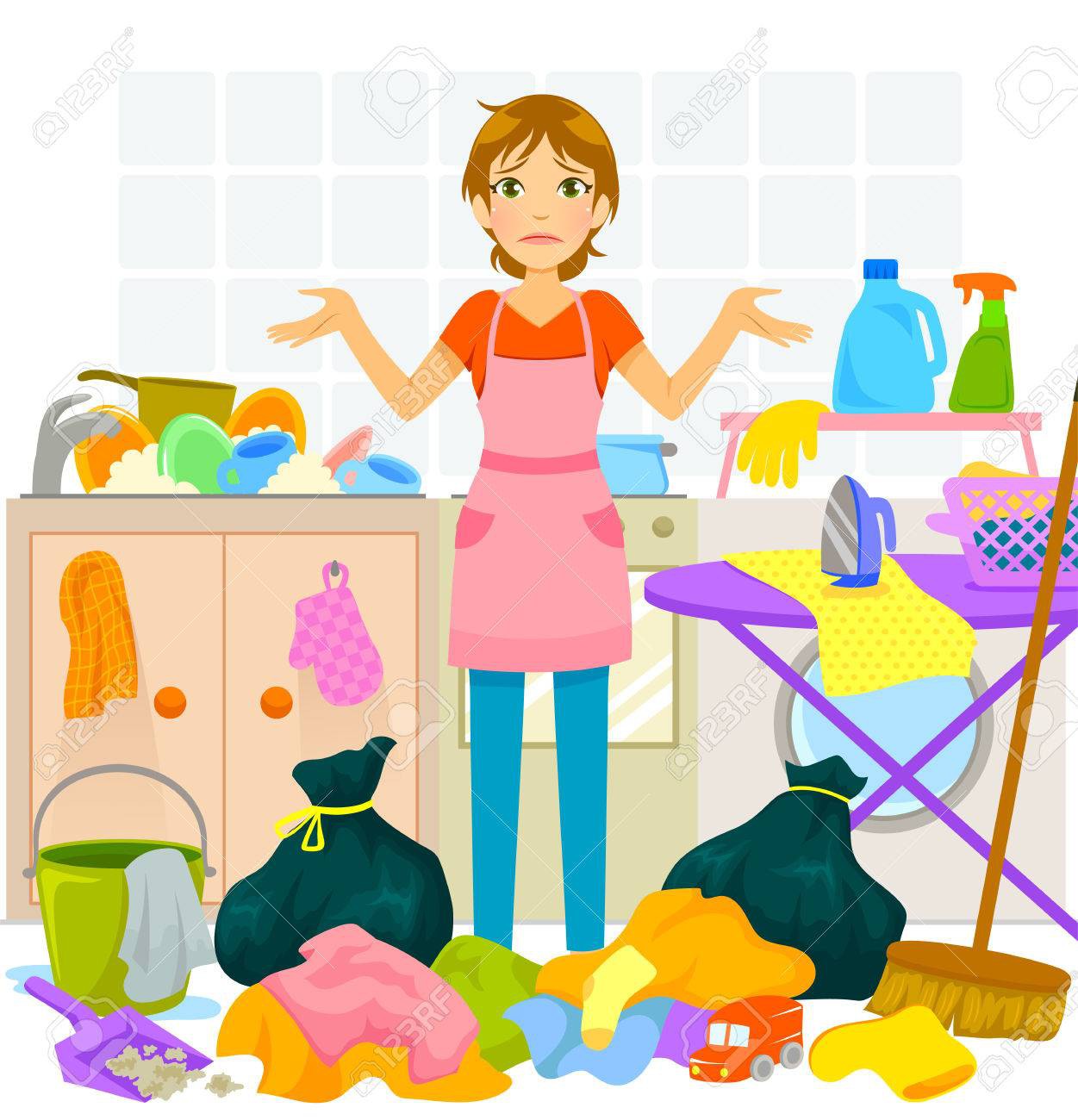 62331230-young-woman-overwhelmed-by-too-much-housework