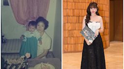 Hari Won khoe ảnh mặc hanbook bên mẹ khi mới 1 tuổi chứng minh sở hữu nét đẹp "xinh như công chúa" từ tấm bé