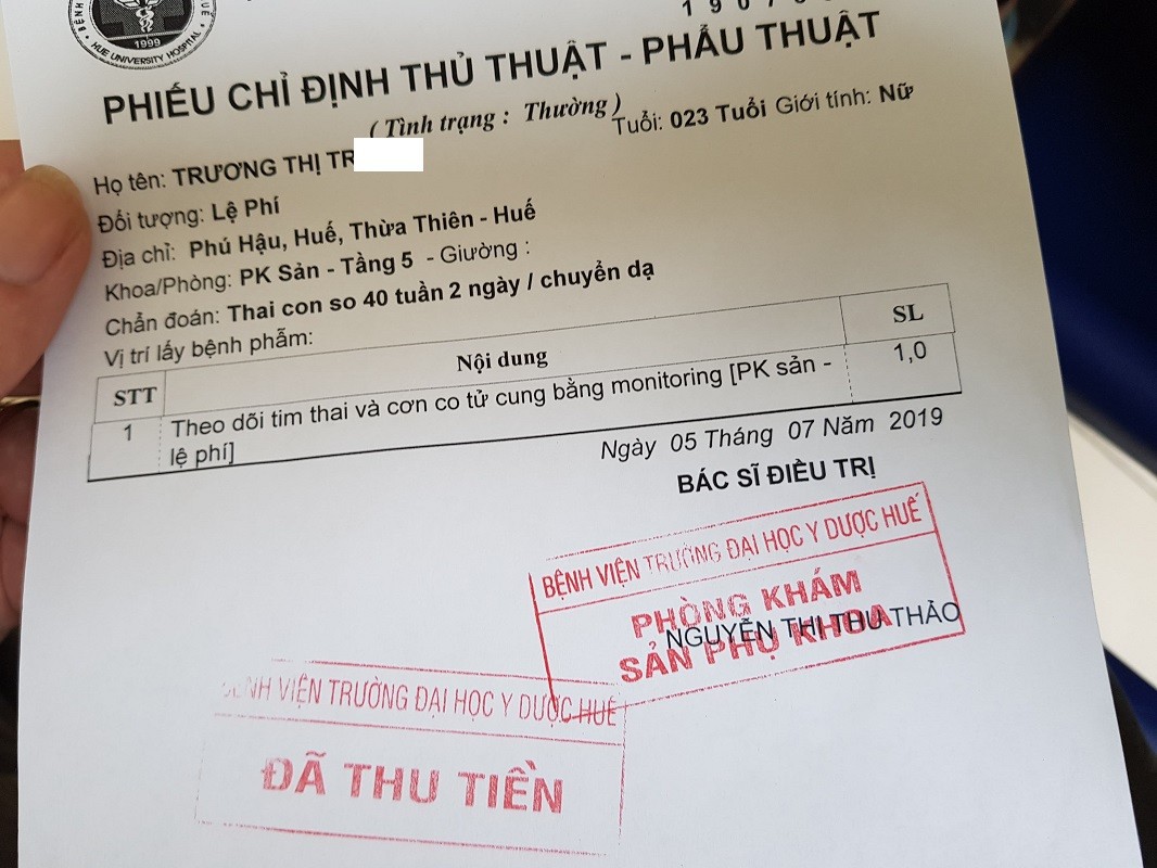 Một sản phụ tử vong bất thường ở bệnh viện Đại học Y dược Huế - Ảnh 3.