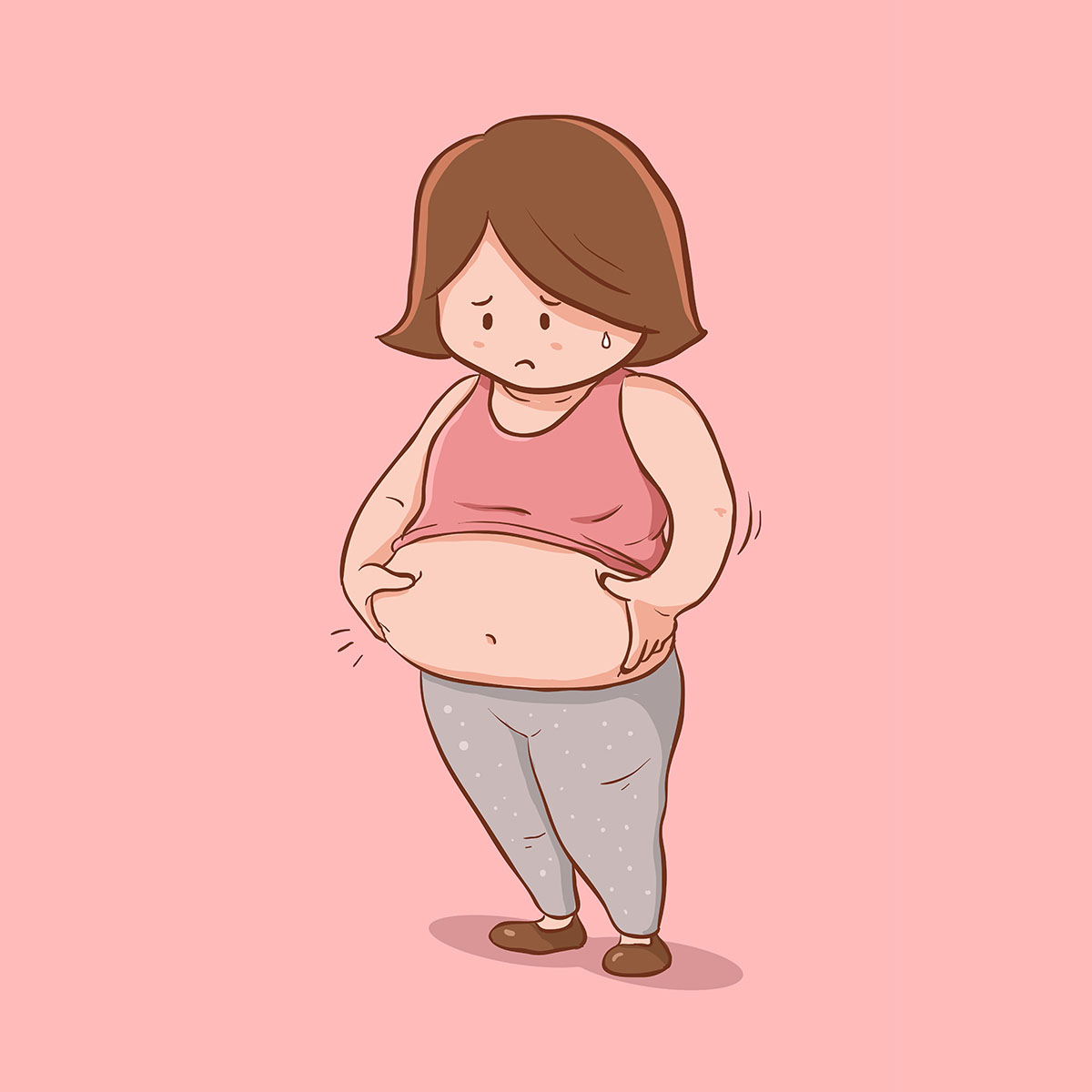—Pngtree—women feeling fat holidng her_3741508