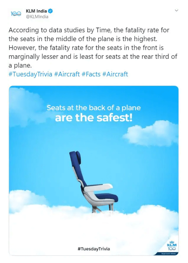 Sốc: Hãng hàng không Hà Lan gây phẫn nộ khi “lỡ miệng” công bố chỗ ngồi… “dễ chết nhất” trên máy bay - Ảnh 2.