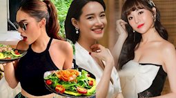 Chuyện giảm cân 70% ăn - 30% tập của sao Việt: Nhã Phương  ăn toàn rau xanh, Ngọc Trinh uống nước ép tiêu mỡ