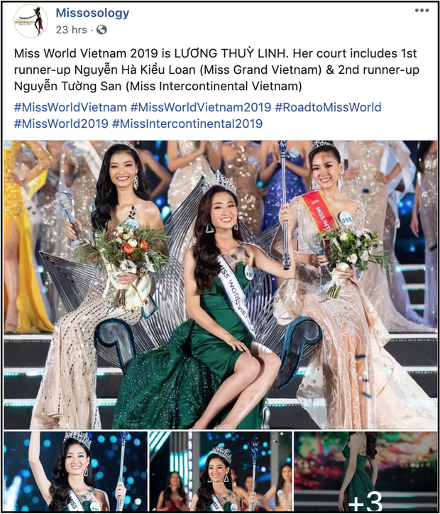 Tân Hoa hậu Lương Thùy Linh được dân mạng quốc tế hết lời khen ngợi nhan sắc, nhận xét xinh hơn cả Miss Thái Lan - Ảnh 1.