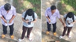 Cay mắt cảnh người cha nghèo đếm từng đồng tiền lẻ rồi dúi vào túi con trai trong ngày nhập học