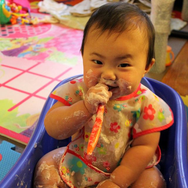 Baby-is-a-Messy-Eater