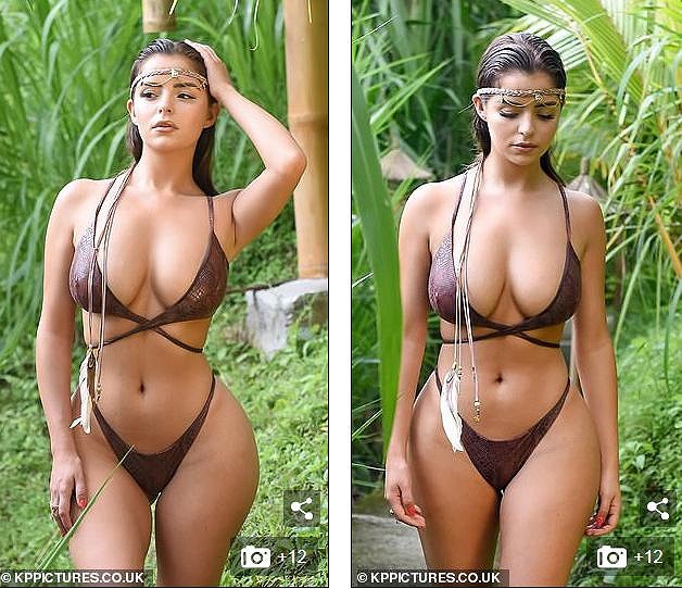 Kim Kardashian nước Anh quá gợi cảm với bikini khiến chị em phải ghen tị - Ảnh 5.