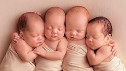 Bất chấp lời khuyên của bác sĩ để giữ lại cả 4 thai, bà mẹ phải đối mặt với những 'khủng hoảng hạnh phúc' sau sinh