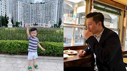 Con trai Việt Anh nghỉ lễ bình yên bên mẹ trong khi bố du lịch nước ngoài một mình