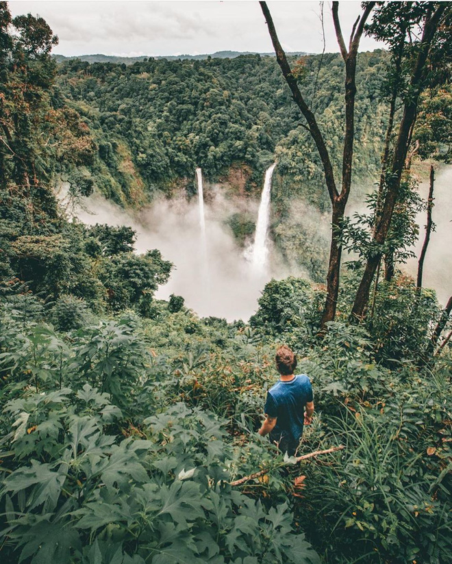 Muốn thử cảm giác mạnh ở Lào, đu đưa ngay trên võng và uống cafe giữa thác nước cao 140m này đi! - Ảnh 5.