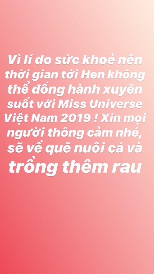 Phía Hoa hậu Hoàn vũ lên tiếng về việc H'Hen Niê đột ngột tuyên bố dừng đồng hành, làm rõ tin đồn có mâu thuẫn  - Ảnh 1.