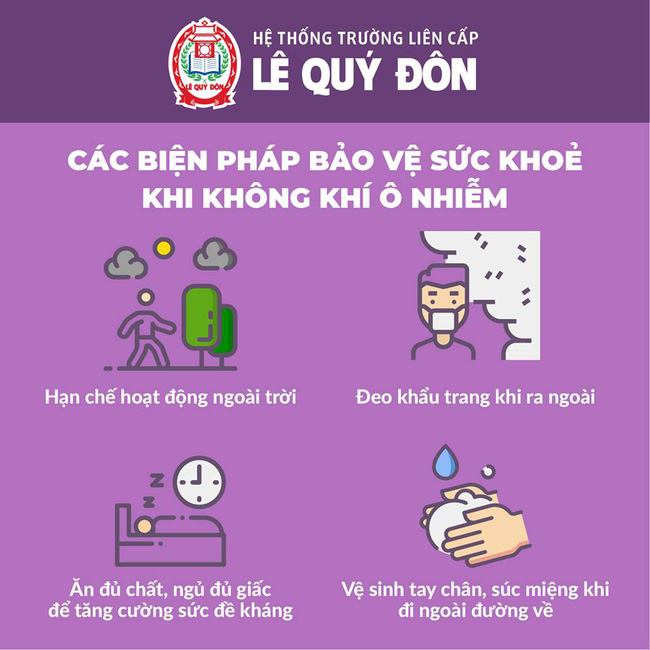 Một số trường học ở Hà Nội hoãn các hoạt động ngoài trời vì ô nhiễm không khí - Ảnh 2.