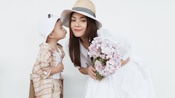 Tan chảy với loạt ảnh mừng sinh nhật 'đôi' siêu dễ thương của mẹ con Dương Cẩm Lynh