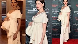 Muốn lịm đi trước hình ảnh mới nhất của Anne Hathaway: Nhan sắc đỉnh cao, style quý tộc dù bụng bầu lớn vượt mặt