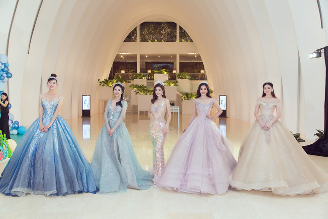 Khoảnh khắc xinh đẹp: Dàn Hoa hậu, Á hậu đình đám Vbiz đọ sắc, hoá Cinderella lộng lẫy như bước ra từ cổ tích - Ảnh 1.