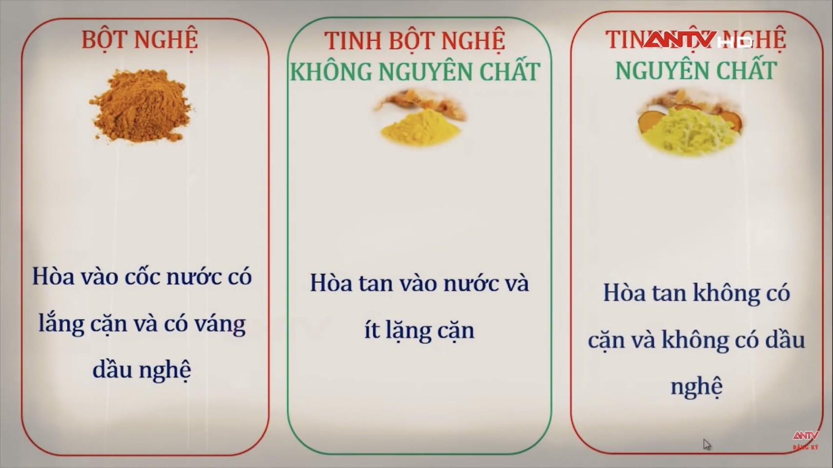 Rùng mình loại tinh bột nghệ giá rẻ, trộn phẩm màu, hóa chất: Tưởng bổ hóa 