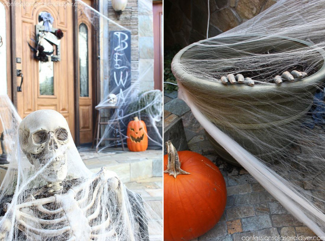 Đồ trang trí Halloween ngoài trời kiểu này chắc chắn khiến hàng xóm của bạn run bần bật vì sợ hãi - Ảnh 11.