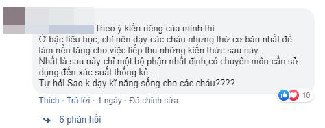 Phụ huynh trước thông tin học sinh sẽ học xác suất và thống kê ngay từ lớp 2 ở chương trình mới: Người thảng thốt lo lắng, người ủng hộ - Ảnh 2.