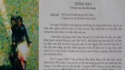 Truy tìm kẻ hiếp dâm bé gái 8 tuổi bán vé số ở Phú Quốc