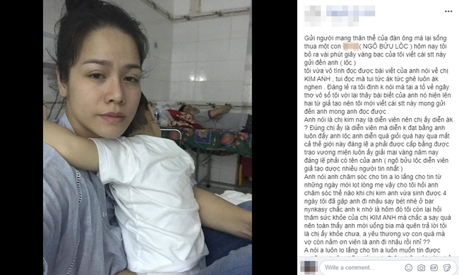 Drama mãi không hồi kết, Bửu Lộc vừa đăng đàn nói Nhật Kim Anh bịa chuyện, phía nữ diễn viên 