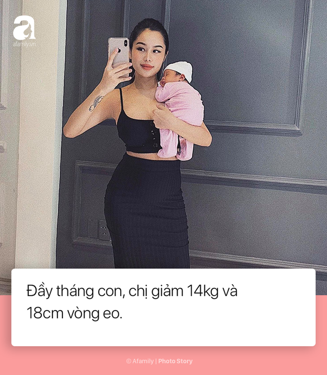 Vừa xuất viện đã pose hình siêu thon gọn, bà mẹ khoe bí quyết giảm 14kg và 18cm vòng bụng 1 tháng sau sinh - Ảnh 7.