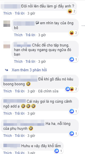 Kèm con làm bài, bố cầm hẳn chày ngồi cạnh dọa khiến dân mạng cười nín thở: Không tập trung học là bố gõ cho boong đầu - Ảnh 3.