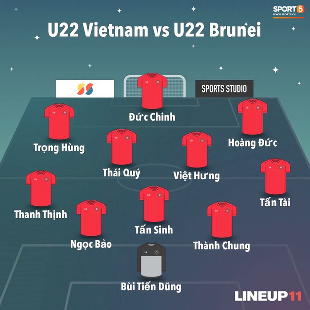 [Trực tiếp SEA Games 30] Việt Nam 1-0 Brunei: VÀO!! Đức Chinh đánh đầu mở tỷ số - Ảnh 1.