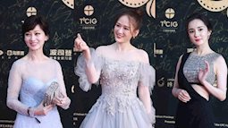 Thảm đỏ LHP Quốc tế Đảo Hải Nam: Dương Mịch đơn giản nhưng vẫn gợi cảm, Trần Kiều Ân rạng rỡ sau tin kết đôi cùng trai trẻ