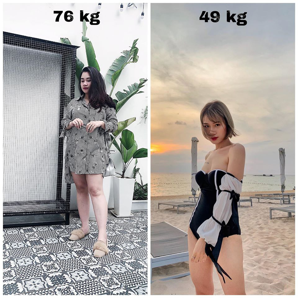 Từng bị chê bai là con mập, cô gái Hà Nội giảm gần 20kg chỉ sau một năm nhờ 7 ăn, 3 tập - Ảnh 5.