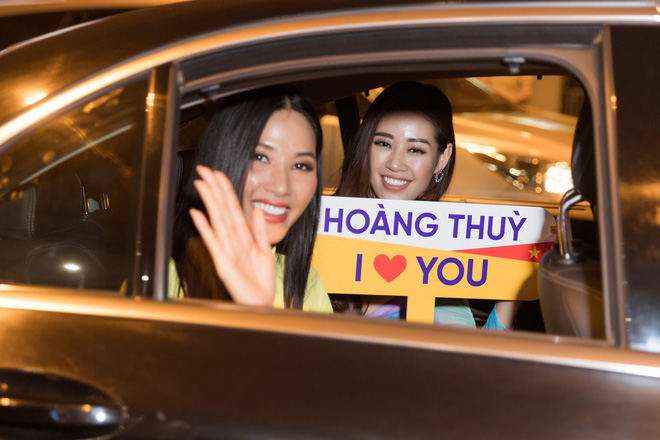 Tân Hoa hậu Khánh Vân đón Hoàng Thùy trở về từ Mỹ lúc nửa đêm sau thành tích Top 20 Miss Universe - Ảnh 12.
