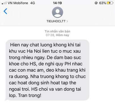 Ô nhiễm không khí trầm trọng, phụ huynh yêu cầu lắp máy lọc không khí trong lớp học để bảo vệ sức khỏe học sinh - Ảnh 11.