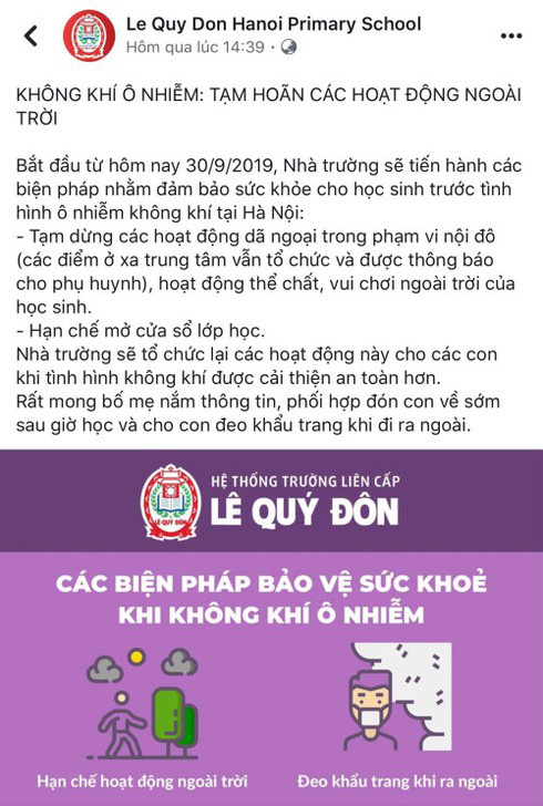 Ô nhiễm không khí trầm trọng, chính quyền và người dân yêu cầu lắp máy lọc không khí trong lớp học để bảo vệ sức khỏe học sinh - Ảnh 9.