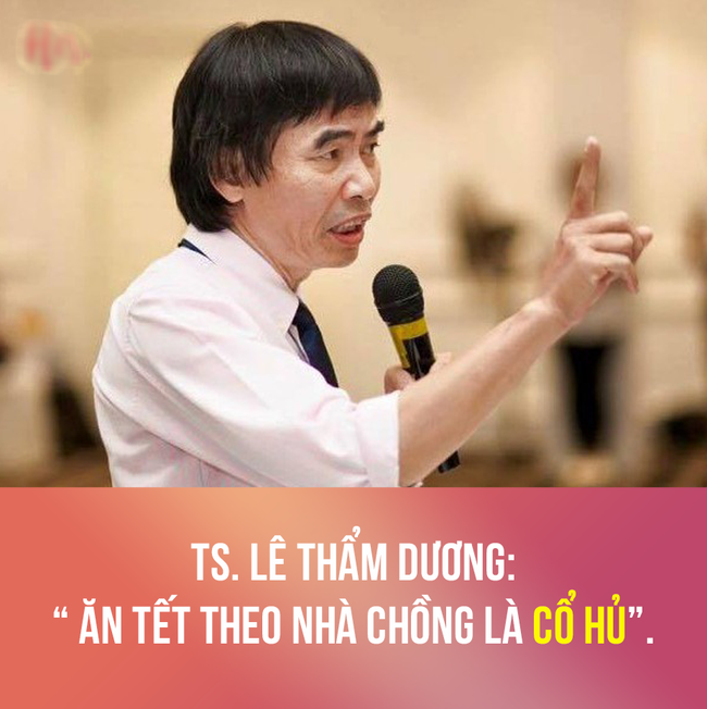 Tiến sĩ Lê Thẩm Dương bất ngờ bị cộng đồng mạng mắng tào lao khi phát ngôn: Ăn Tết nhà chồng là cổ hủ - Ảnh 1.