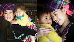 Tân Hoa hậu Khánh Vân hoá cô gái H'Mông khoe sắc cực xinh, khoảnh khắc bế em bé đáng yêu gây chú ý!