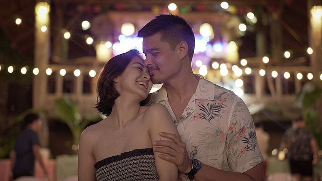 Mỹ nhân đẹp nhất Philippines và chồng tài tử khoe ảnh ngọt lịm kỷ niệm 5 năm cưới, kéo đến hình hậu trường mà ngã ngửa - Ảnh 1.