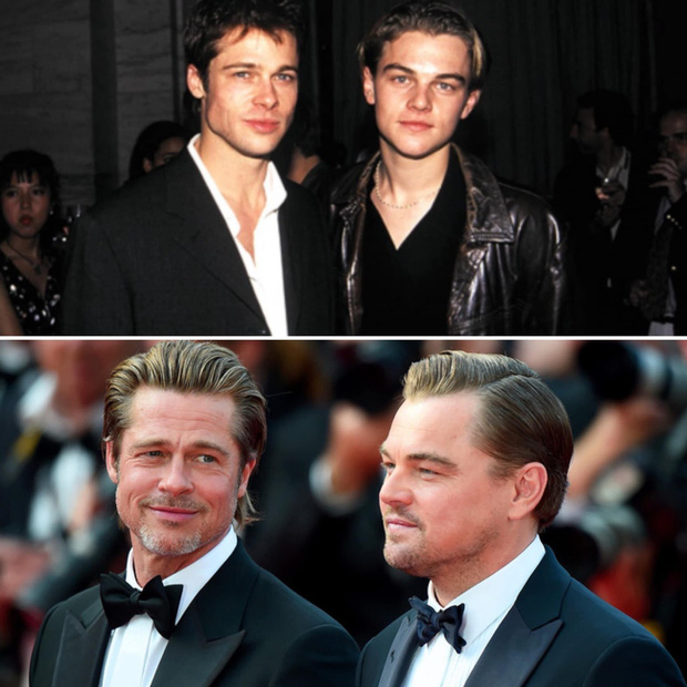 Hai tài tử Brad Pitt và Leonardo chung khung hình sau 25 năm: Đúng là 2 người đàn ông quyến rũ nhất hành tinh! - Ảnh 1.