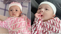 Rich kid mới nổi gọi tên con gái Bùi Tiến Dũng - Khánh Linh: Mới 2 tháng tuổi đã được phủ hàng hiệu từ đầu tới chân