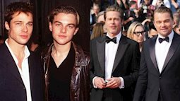 Hai tài tử Brad Pitt và Leonardo chung khung hình sau 25 năm: Đúng là 2 người đàn ông quyến rũ nhất hành tinh!