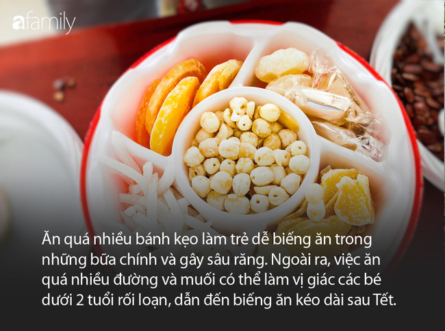 Chuyên gia gợi ý bố mẹ cách hạn chế trẻ ăn bánh kẹo trong ngày Tết - Ảnh 1.