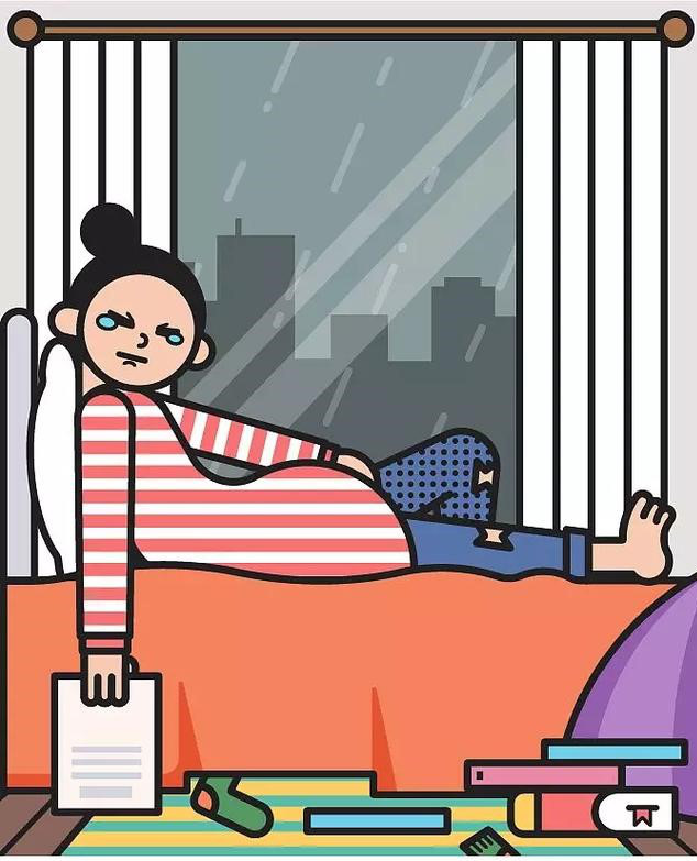 Chia sẻ chân thực về quá trình mang thai và sinh con qua bộ tranh của nữ thiết kế đồ họa Trung Quốc - Ảnh 13.