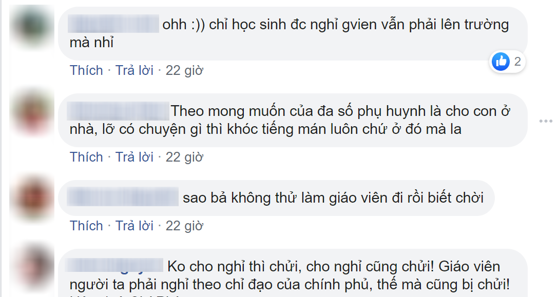 Phụ huynh than trường cho nghỉ học phòng dịch corona nhưng giáo viên được lợi, vẫn hưởng lương khiến dân mạng phản đối gay gắt - Ảnh 2.