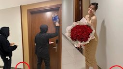 Ninh Dương Lan Ngọc khoe Valentine được tặng bó hoa to đùng nhưng vô tình lại để lộ bằng chứng chụp tại nhà riêng Chi Dân
