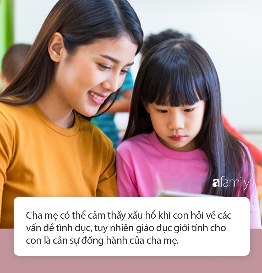 Con gái 5 tuổi hỏi 