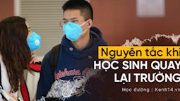 Bộ Y tế đưa ra 5 nguyên tắc phải đảm bảo khi học sinh quay trở lại trường