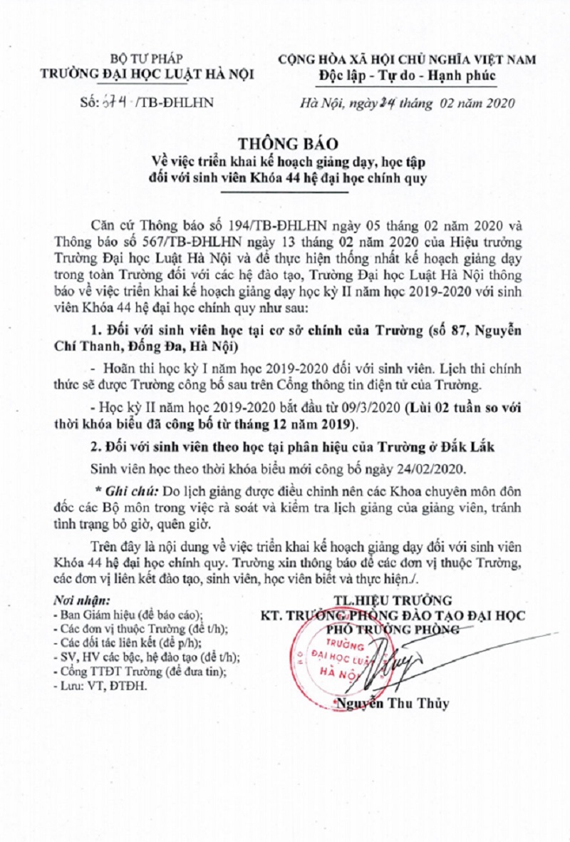 CẬP NHẬT: Danh sách 7 trường đại học, cao đẳng ra thông báo cho sinh viên nghỉ đến hết ngày 8/3 - Ảnh 1.